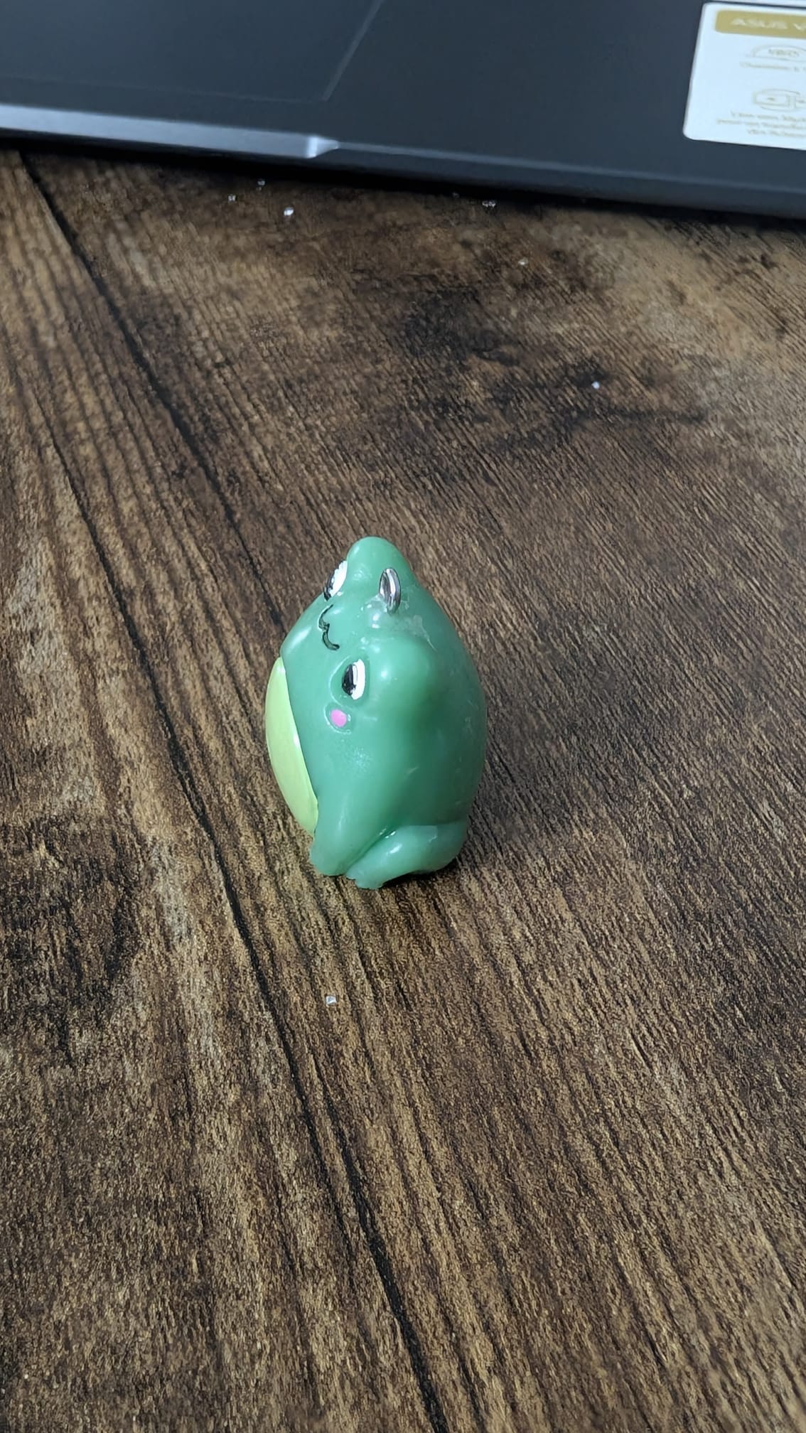 frog charm side