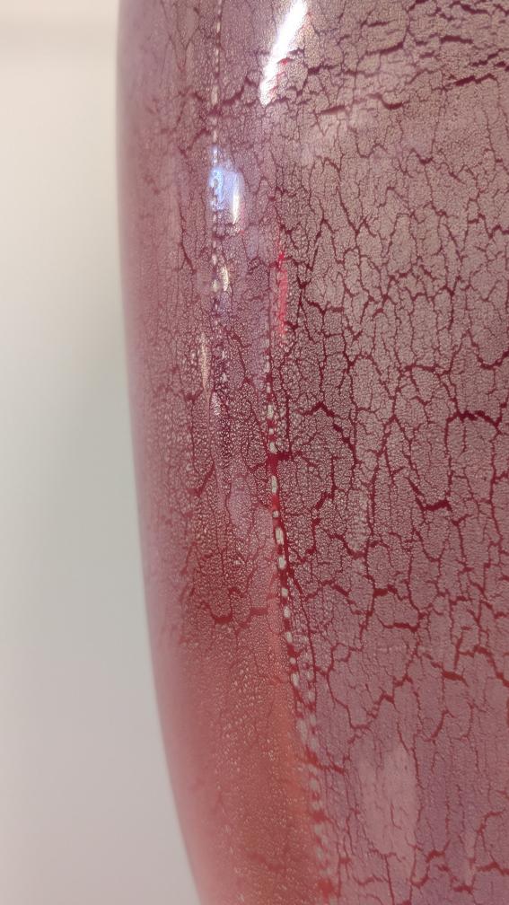  Glass vase with crackle finish - by Glass Blowing dept <div class='container'><iframe class='responsive-iframe' src='https://www.youtube.com/embed/tgbNymZ7vqY'></iframe></div>