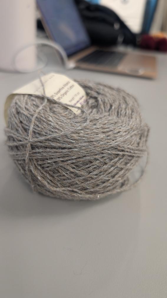 Twine/Yarn - Physical characteristics: Made of cotton & Polyester, soft, grey and cream colour mix State: partially refined Placicity: pliable Use: for clothing like knitting or crochet, tying things <div class='container'><iframe class='responsive-iframe' src='https://www.youtube.com/embed/tgbNymZ7vqY'></iframe></div>